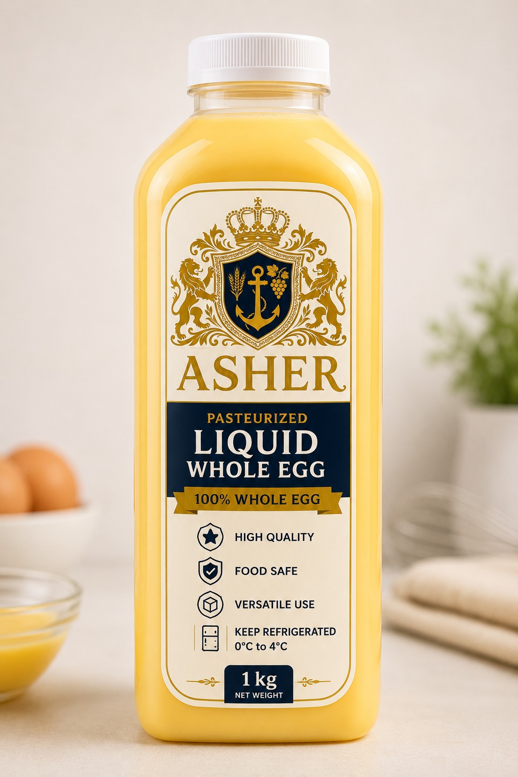 Pasteurized Liquid Whole Egg